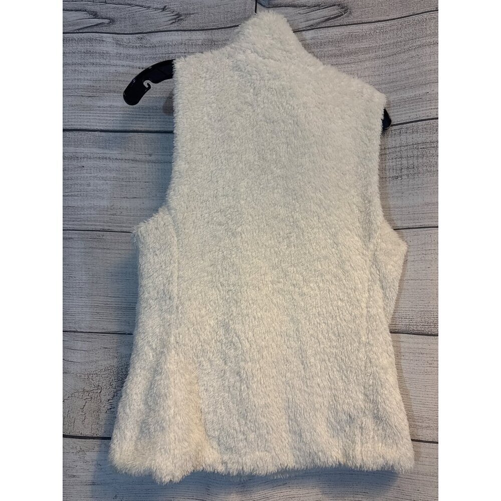 Patagonia Los Gatos White Fleece Vest Size L - Picture 3 of 3